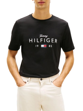 ΑΝΔΡΙΚΟ T-SHIRT ΜΕ ΛΟΓΟΤΥΠΟ | Μαύρο XXL