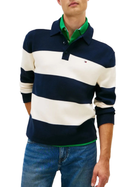 ΑΝΔΡΙΚΗ ΜΠΛΟΥΖΑ POLO | Ριγέ  M