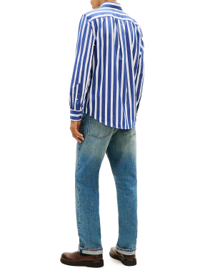 ΑΝΔΡΙΚΟ ΡΙΓΕ ΠΟΥΚΑΜΙΣΟ | Μπλε XL