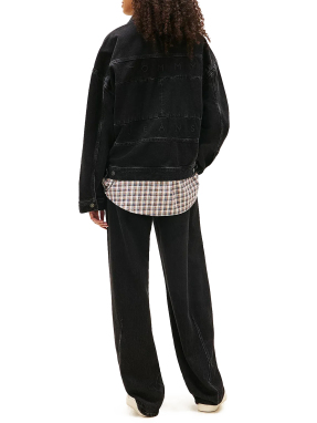 ΓΥΝΑΙΚΕΙΟ DENIM JACKET | Μαύρο XS