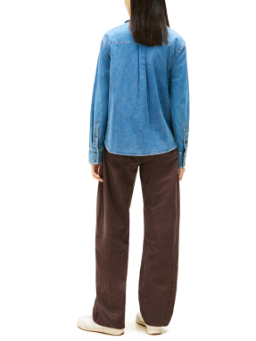 ΓΥΝΑΙΚΕΙΟ DENIM ΠΟΥΚΑΜΙΣΟ | Μπλε XS