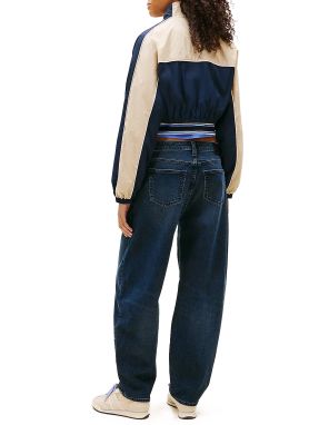 TJW NYLON PIPING JACKET | Μπλε Σκούρο S