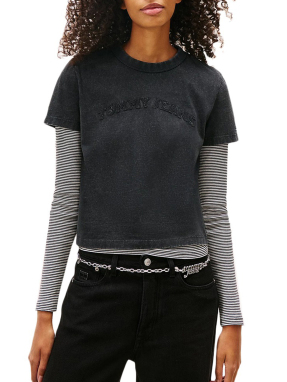 ΓΥΝΑΙΚΕΙΟ T-SHIRT | Μαύρο S