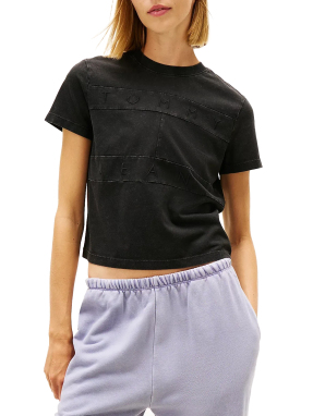 ΓΥΝΑΙΚΕΙΟ T-SHIRT | Μαύρο S
