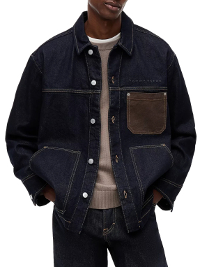 ΑΝΔΡΙΚΟ DENIM JACKET | Μπλε Σκούρο M