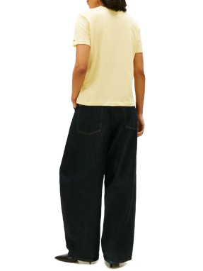 ΓΥΝΑΙΚΕΙΟ T-SHIRT ΜΕ ΛΟΓΟΤΥΠΟ | Κίτρινο S