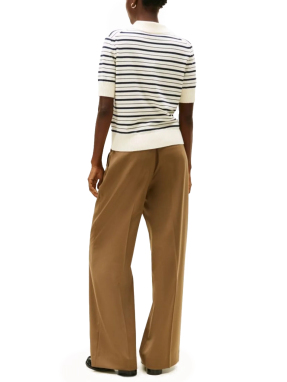 ΓΥΝΑΙΚΕΙΑ POLO ΜΠΛΟΥΖΑ | Ασπρόμαυρο M