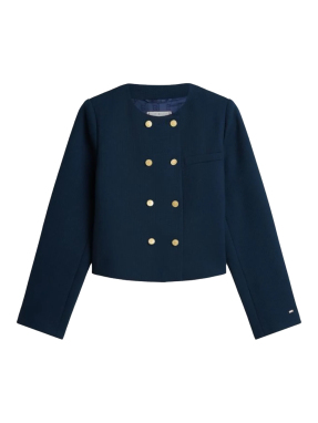 ΓΥΝΑΙΚΕΙΟ JACKET ΜΕ ΚΟΥΜΠΙΑ | Μπλε Σκούρο EU 36