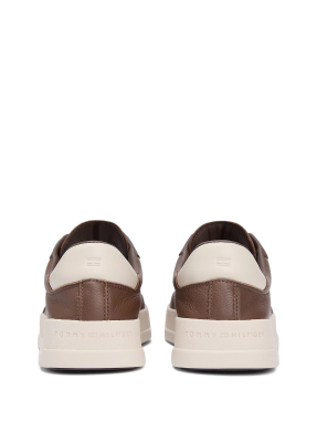 ΑΝΔΡΙΚΑ ΔΕΡΜΑΤΙΝΑ SNEAKERS | Καφέ 43