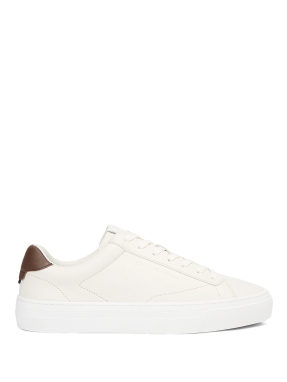 ΑΝΔΡΙΚΑ ΔΕΡΜΑΤΙΝΑ SNEAKERS | Εκρού 45