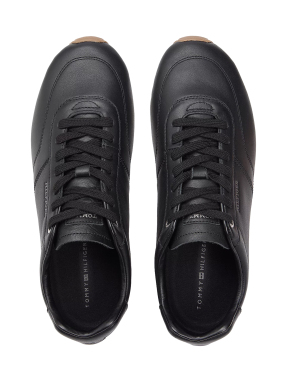 ΑΝΔΡΙΚΑ ΔΕΡΜΑΤΙΝΑ SNEAKERS | Μαύρο 44