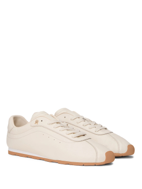 ΓΥΝΑΙΚΕΙΑ ΔΕΡΜΑΤΙΝΑ SNEAKERS | Μπεζ 38