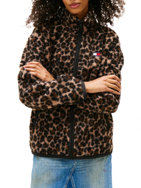 ΓΥΝΑΙΚΕΙΑ FLEECE ΖΑΚΕΤΑ | Animal Print  S
