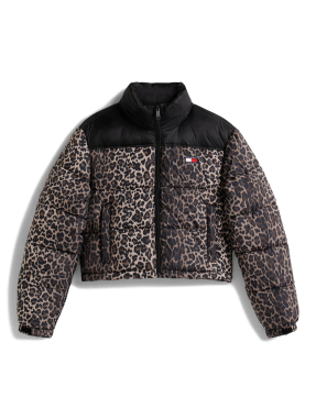 ΓΥΝΑΙΚΕΙΟ CROPPED ΦΟΥΣΚΩΤΟ ΜΠΟΥΦΑΝ | Animal Print  M