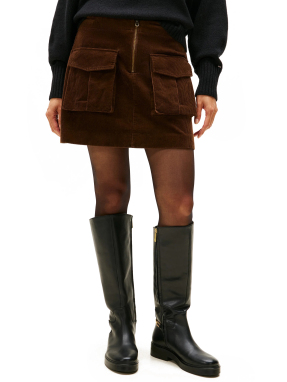 ΜΙΝΙ ΚΟΤΛΕ ΦΟΥΣΤΑ | Καφέ Σκούρο EU 36