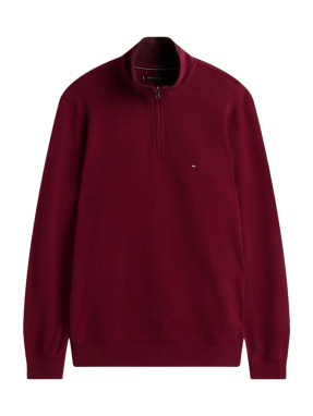 ΑΝΔΡΙΚΟ HALF-ZIP ΠΟΥΛΟΒΕΡ | Μπορντό XXL