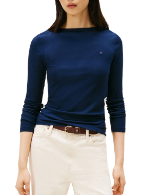 ΓΥΝΑΙΚΕΙΑ ΜΑΚΡΥΜΑΝΙΚΗ ΜΠΛΟΥΖΑ | Μπλε Σκούρο M