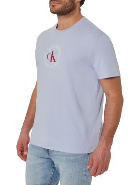 ΑΝΔΡΙΚΟ T-SHIRT ΜΕ ΛΟΓΟΤΥΠΟ | Μπλε Ανοιχτό M