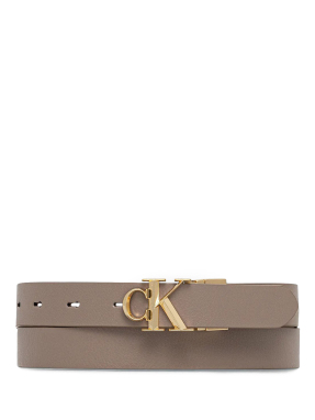 ΓΥΝΑΙΚΕΙΑ ΔΕΡΜΑΤΙΝΗ ΖΩΝΗ ΔΙΠΛΗΣ ΟΨΗΣ | Μπεζ 95