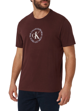 ΑΝΔΡΙΚΟ T-SHIRT ΜΕ ΛΟΓΟΤΥΠΟ | Καφέ S