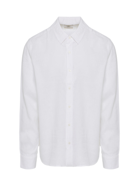 ΑΝΔΡΙΚΟ ΛΙΝΟ ΠΟΥΚΑΜΙΣΟ | Λευκό XL