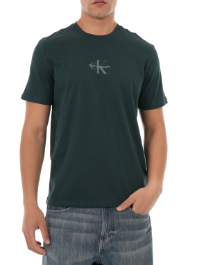 ΑΝΔΡΙΚΟ T-SHIRT ΜΕ ΛΟΓΟΤΥΠΟ | Πράσινο Σκούρο M