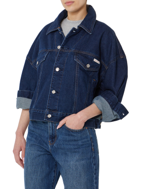 ΓΥΝΑΙΚΕΙΟ DENIM JACKET | Μπλε Σκούρο S