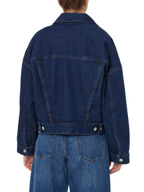 ΓΥΝΑΙΚΕΙΟ DENIM JACKET | Μπλε Σκούρο S