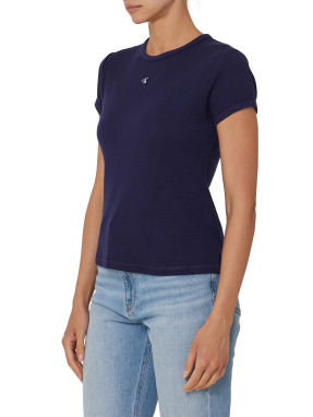 ΓΥΝΑΙΚΕΙΟ T-SHIRT | Μπλε Σκούρο S