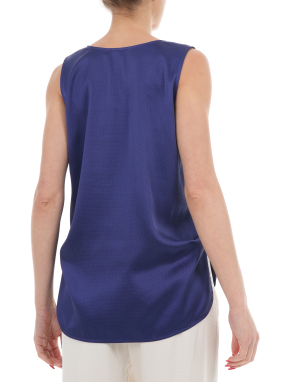 ΓΥΝΑΙΚΕΙΟ ΑΜΑΝΙΚΟ ΣΑΤΕΝ ΤΟΠ | Μωβ Σκούρο XS