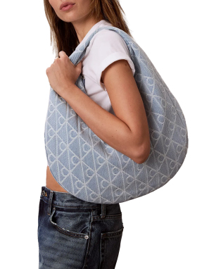 ΓΥΝΑΙΚΕΙΑ DENIM HOBO ΤΣΑΝΤΑ | Γαλάζιο