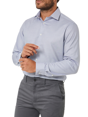 ΑΝΔΡΙΚΟ ΠΟΥΚΑΜΙΣΟ | Μπλε Ανοιχτό EU 44