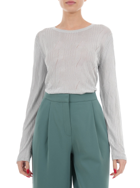 ΓΥΝΑΙΚΕΙΑ ΜΑΚΡΥΜΑΝΙΚΗ ΜΠΛΟΥΖΑ | Γκρι M