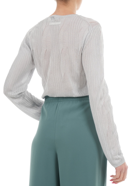 ΓΥΝΑΙΚΕΙΑ ΜΑΚΡΥΜΑΝΙΚΗ ΜΠΛΟΥΖΑ | Γκρι M