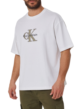 ΑΝΔΡΙΚΟ T-SHIRT ΜΕ ΛΟΓΟΤΥΠΟ | Λευκό M