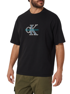 ΑΝΔΡΙΚΟ T-SHIRT ΜΕ ΛΟΓΟΤΥΠΟ | Μαύρο L