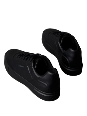 ΑΝΔΡΙΚΑ ΔΕΡΜΑΤΙΝΑ SNEAKERS | Μαύρο 42