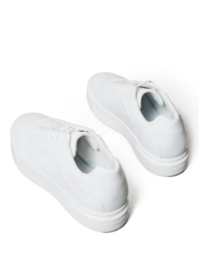 ΑΝΔΡΙΚΑ ΔΕΡΜΑΤΙΝΑ SNEAKERS | Λευκό 45