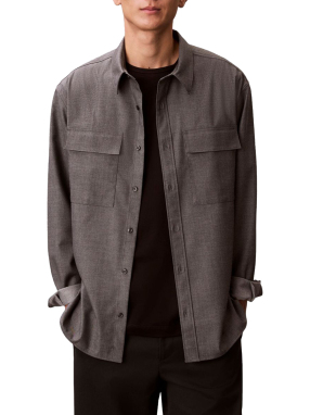 ΑΝΔΡΙΚΟ ΠΟΥΚΑΜΙΣΟ | Γκρι Σκούρο L