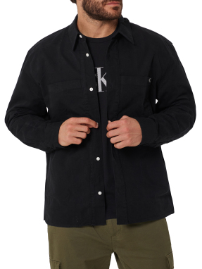 ΑΝΔΡΙΚΟ OVERSHIRT JACKET | Μαύρο L