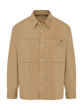 ΑΝΔΡΙΚΟ OVERSHIRT JACKET | Καφέ L