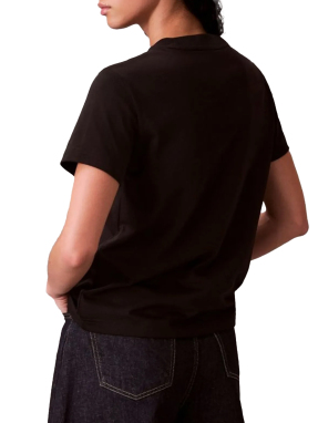 ΓΥΝΑΙΚΕΙΟ T-SHIRT ΜΕ ΛΟΓΟΤΥΠΟ | Μαύρο XS