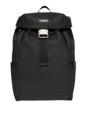 ΑΝΔΡΙΚΟ FLAP ΣΑΚΙΔΙΟ ΠΛΑΤΗΣ | Μαύρο