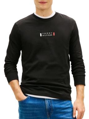 ΑΝΔΡΙΚΗ ΜΑΚΡΥΜΑΝΙΚΗ ΜΠΛΟΥΖΑ | Μαύρο ΧL