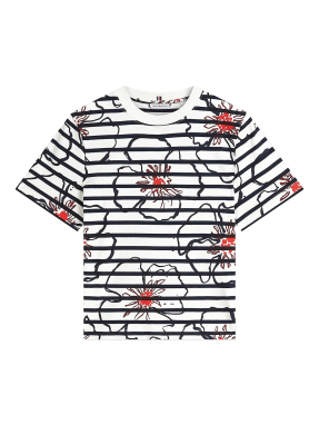 ΓΥΝΑΙΚΕΙΟ T-SHIRT | Ριγέ  XS
