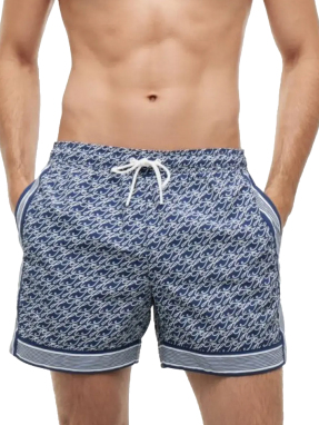 ΑΝΔΡΙΚΟ ΣΟΡΤΣ ΜΑΓΙΟ ΜΕ ΣΧΕΔΙΟ | Μπλε XL