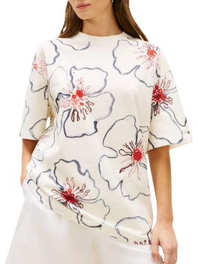 ΓΥΝΑΙΚΕΙΟ FLORAL T-SHIRT | Floral M