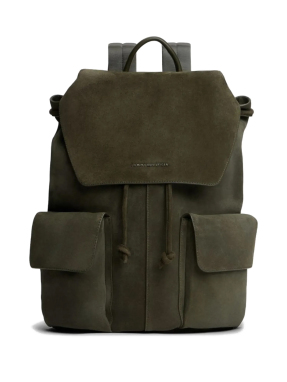 TH SOFT SUEDE BACKPACK | Χακί