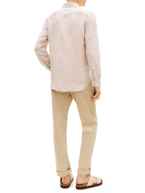 ΑΝΔΡΙΚΟ ΛΙΝΟ ΠΟΥΚΑΜΙΣΟ | Μπεζ XXL