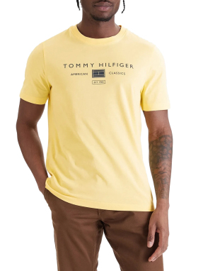 ΑΝΔΡΙΚΟ T-SHIRT ΜΕ ΛΟΓΟΤΥΠΟ | Κίτρινο XL